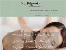 Tablet Screenshot of bodyworksmorris.com